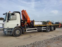 Image of DAF CF75.310 6x2 Flatbed Crane Lorry