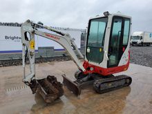 Image of Takeuchi TB216 Cabbed Mini Excavator