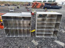 Image of 2x Chequered Plate Storage Racks