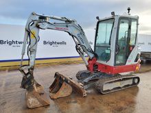 Image of Takeuchi TB225 Cabbed Mini Excavator
