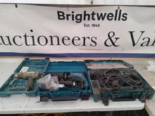 Image of Bosch HM0860C Demolition Hammer, Makita HR2630 Drill & Makita HG5030 Heat Gun