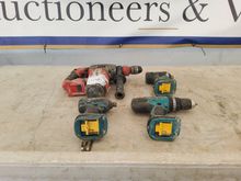 Image of Makita 2x Impact Drivers + 1x Combi Drill + Milwaukee M18CHPX