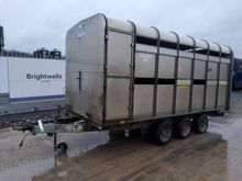 Image of Ifor Williams DP120S3 Tri Axle Livestock Trailer