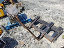 Image of JCB Pallet Forks - Pin & Cone Brackets