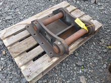 Image of Excavator Headstock Pins 65mm | Ears 310mm | Centres 400mm