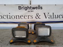 Image of 4x Galaxy Pro Rechargeable Spotlights