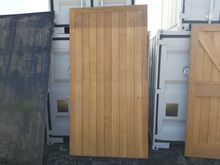 Image of Oversized Ledge and Brace Pedestrian Door