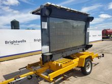 Image of American Signal Trailed Single Axle Variable Message Sign