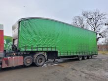 Image of S Cartwright & Sons CDA-39A Double Decker Curtain Sided Tri Axle Artic Trailer