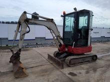 Image of Takeuchi TB23R Cabbed Mini Excavator