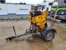 Image of Terex Pedestrian Roller + Transport Trailer