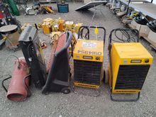 Image of Master Elite 165 Heater, DH62DV Heater, 2x Rhino Heaters, 2x Rhino Heaters