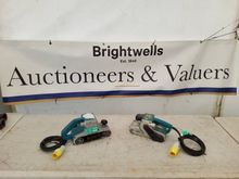 Image of Makita 2x Belt Sanders 110v
