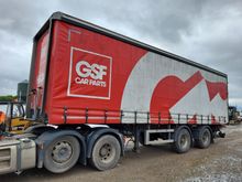 Image of Twin Axle Short Curtain Side Artic Trailer
