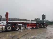 Image of AHP 33' Coiler / Flat Bed Tri Axle Trailer