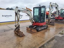 Image of Takeuchi TB23R Cabbed Mini Excavator