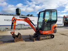 Image of Kubota KX015-4 Cabbed Mini Excavator