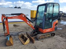 Image of Kubota KX016-4 Cabbed Mini Excavator
