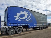 Image of LAWRENCE DAVID Tri Axle Curtainsided Artic Trailer