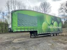 Image of S Cartwright & Sons CDA-39A Double Decker Curtain Sided Tri Axle Artic Trailer