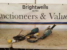 Image of Makita 2x GA9020 Angle Grinders