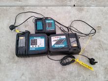 Image of 3x Makita Battery Chargers