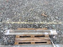 Image of 2x 100mm Dia x 1800mm Galvanised Gates Posts