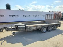Image of Ifor Williams GX126 Tri Axle Plant Trailer