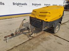 Image of Atlas Copco XAS37 KD PE Single Axle Trailed Compressor