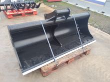Image of Hardlife 100-DT 1800mm 10-16 Tonne Ditch Bucket wih Bolt on Cutting Edge on 65mm Pins