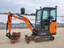 Image of Doosan DX19 Cabbed Mini Excavator