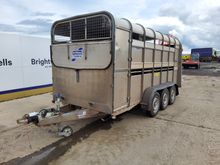 Image of Ifor Williams 3Sb TA510G3 14'x6' 14ft Tri Axle Livestock Trailer