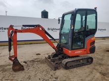 Image of Kubota KX016-4 Cabbed Mini Excavator