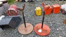 Image of 2x Rigid Roller Pipe Stands