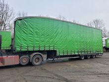 Image of S Cartwright & Sons CDA-39A Double Decker Curtain Sided Tri Axle Artic Trailer