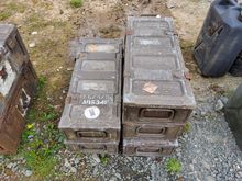 Image of 5x Ammo Boxes 25inch x 10.5inch x 5.5inch