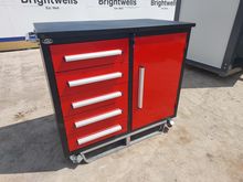 Image of 3.5ft 5 Drawer 1 Cabinet Stainless Steel Workbench