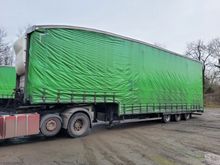 Image of S Cartwright & Sons CDA-39A Double Decker Curtain Sided Tri Axle Artic Trailer