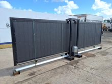 Image of PD16M 16' Dark Grey Eletric Sliding Composite Gates