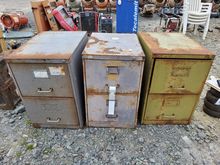 Image of 3x 2 Draw Filing Cabinets
