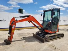 Image of Kubota U27-4 Cabbed Mini Excavator