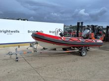 Image of Valiant DR-490 Rhib Boat & Transport Trailer