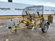 Image of SEB Single Axle Cable Drum Trailer