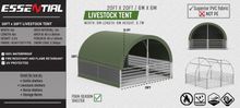 Image of Essential 6m x 6m Livestock Shelter