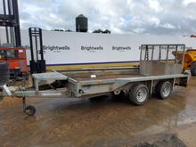 Image of Ifor Williams GX126 Twin Axle Beavertail Plant Trailer