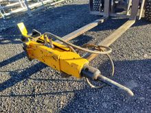 Image of Indeco HP150 Hydraulic Breaker - Pins - 30mm, Ears - 120mm, Centres 120mm