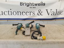 Image of Makita GA5021 3x Angle Grinders