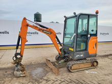 Image of Doosan DX19 Cabbed Mini Excavator