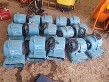 Image of 15x Air Movers - Carpet Dryers  **Stilage Not Included**