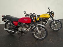 Image of Two Motorcycles: Honda CB400 4 Supersports